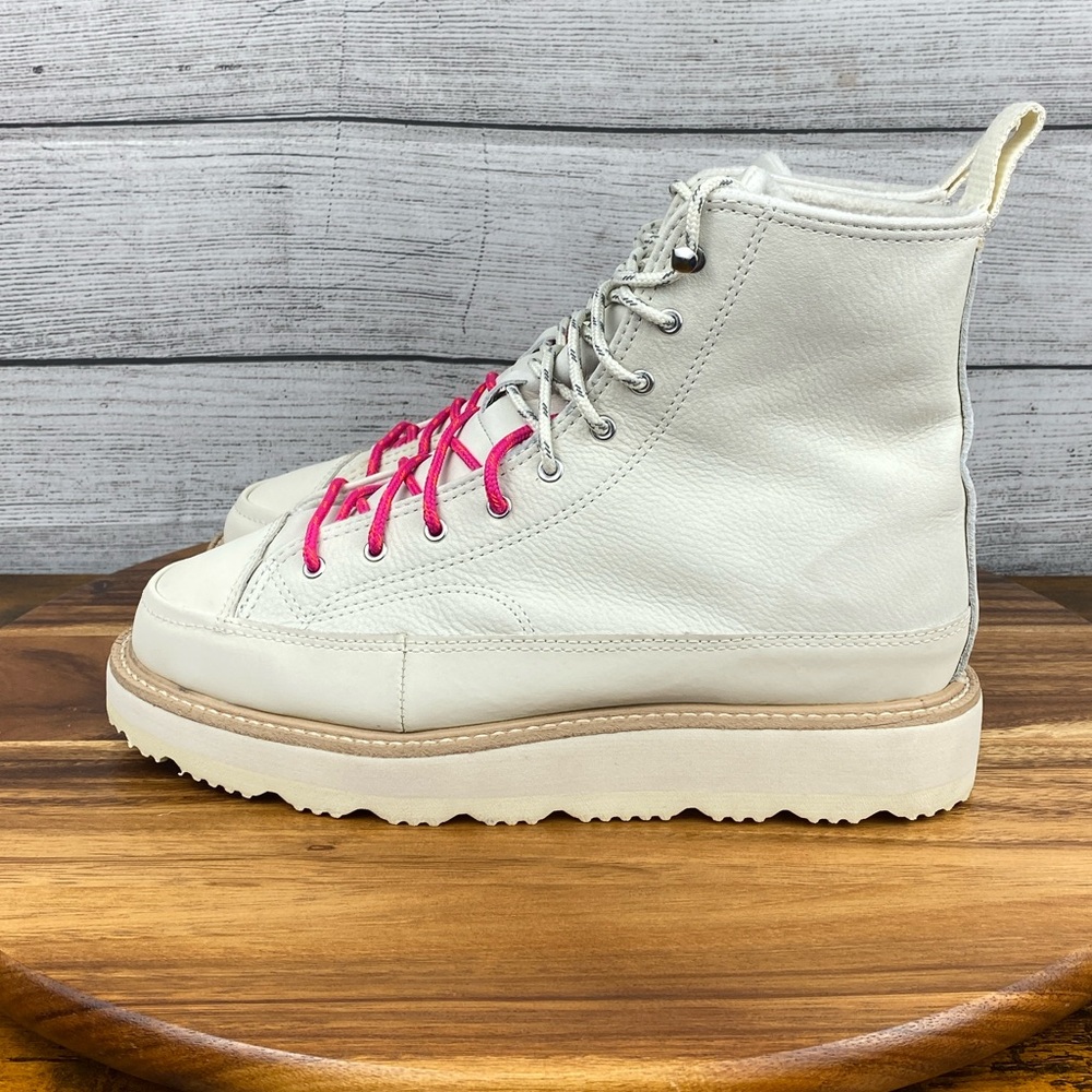 Converse Chuck Taylor Crafted Boot Egret Natural Ivory Pink 173212C Women’s 9